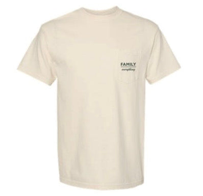 Family Over Everything Pocket Tee